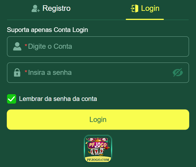 Segurança pfjogo.com